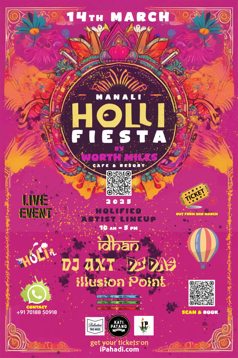 Holi Fiesta By Worth Miles Manali poster